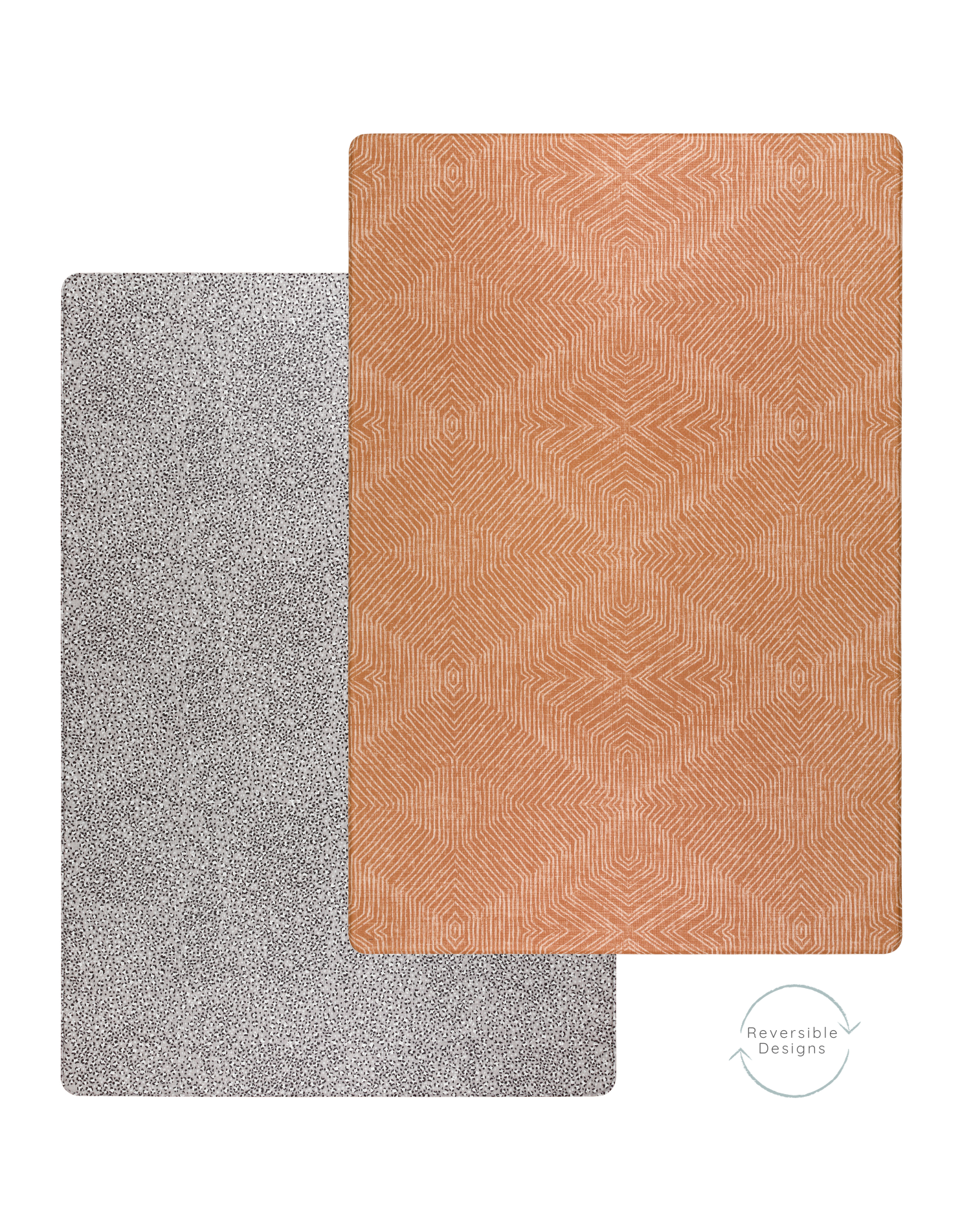 A reversible play mat with a gentle and timeless aesthetic