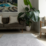 Family living room with tapis de jeu gris