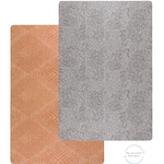 Double sided reversible waterproof play mat with two modern colourways that complement modern interiors