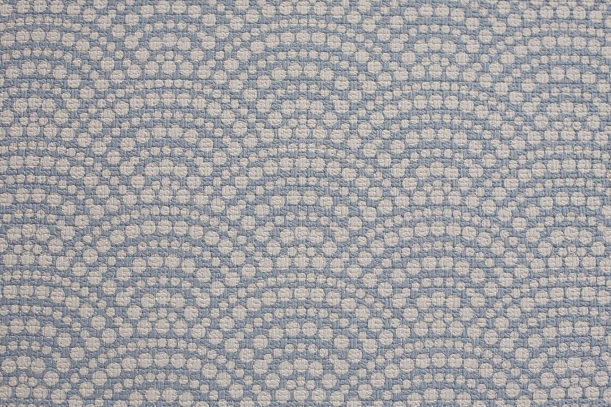 Close up of Totter + Tumble's Seafarer iron blue memory foam playmat great to make a soft floor